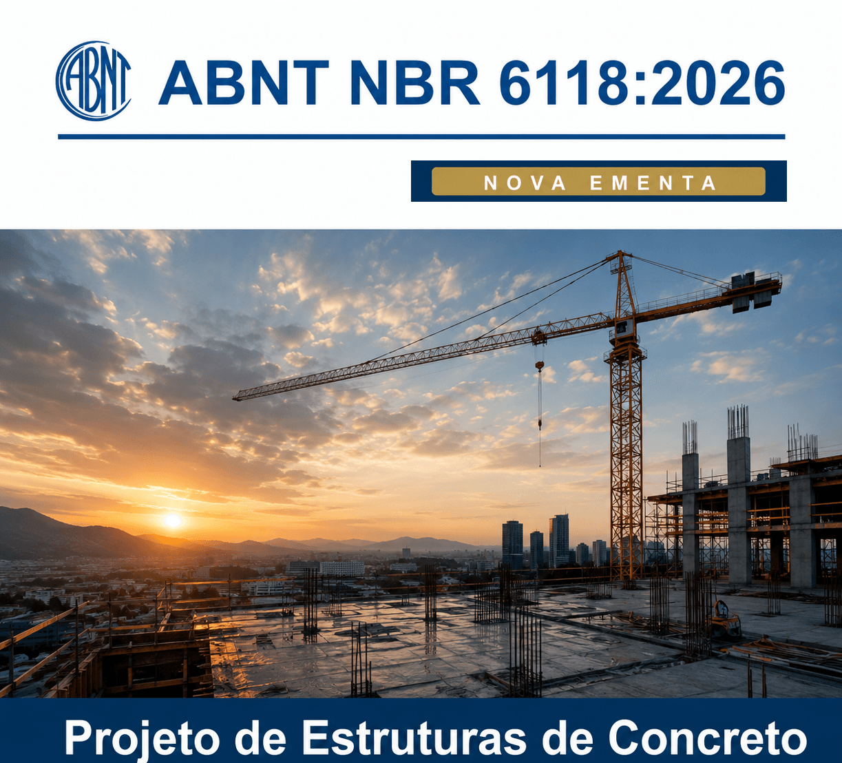 Projetos conforme a NBR 6118:2026